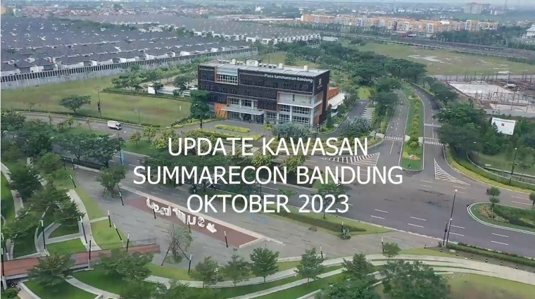 Progres Kawasan Summarecon Bandung Oktober 2023